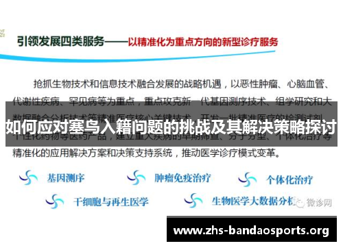 如何应对塞鸟入籍问题的挑战及其解决策略探讨